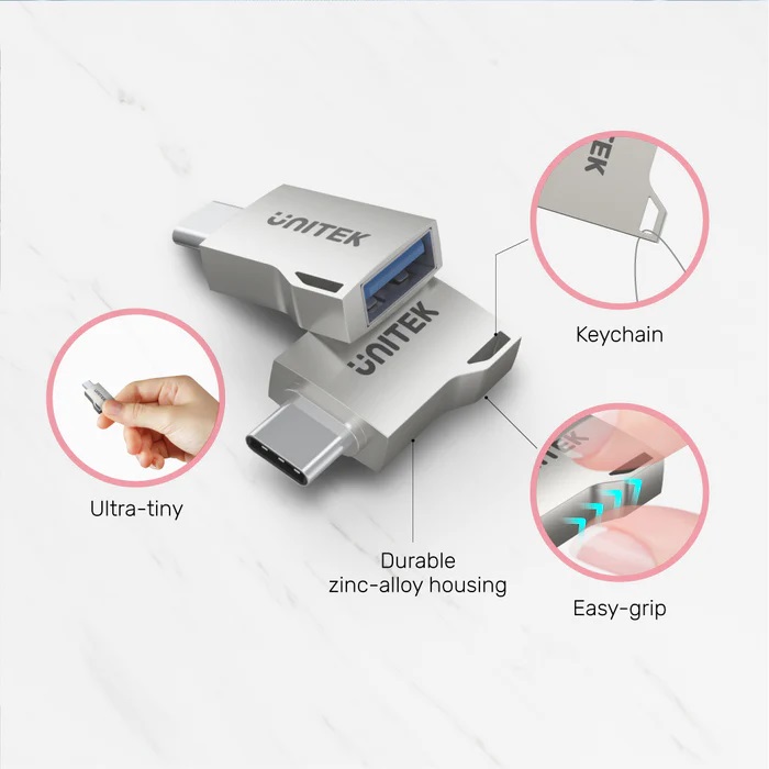 Unitek USB-C to USB-A OTG Adapter - Image 4